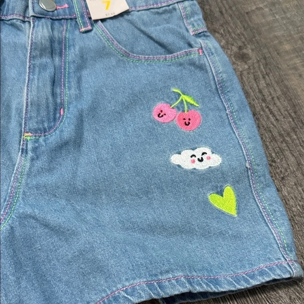 Wonder Nation Yellow and Blue Kids Shorts Set